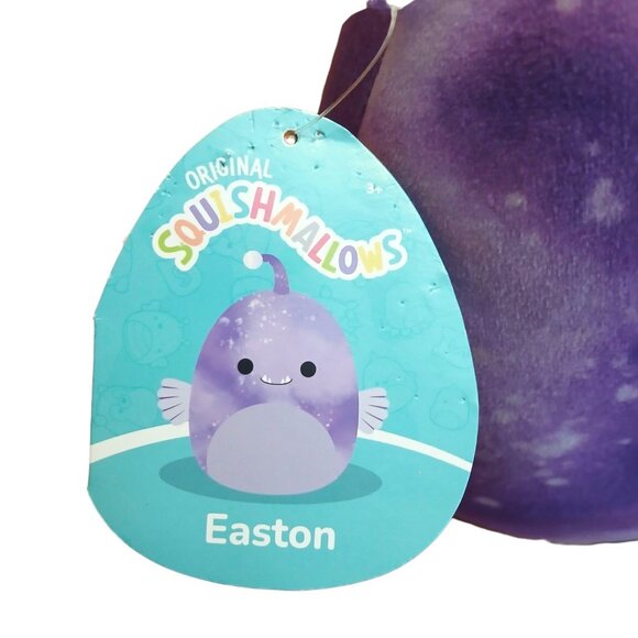 Squishmallows Anglerfish Plush Purple 12" Squishmallow Soft Stuffed Toy Tie Dye - Picture 4 of 4